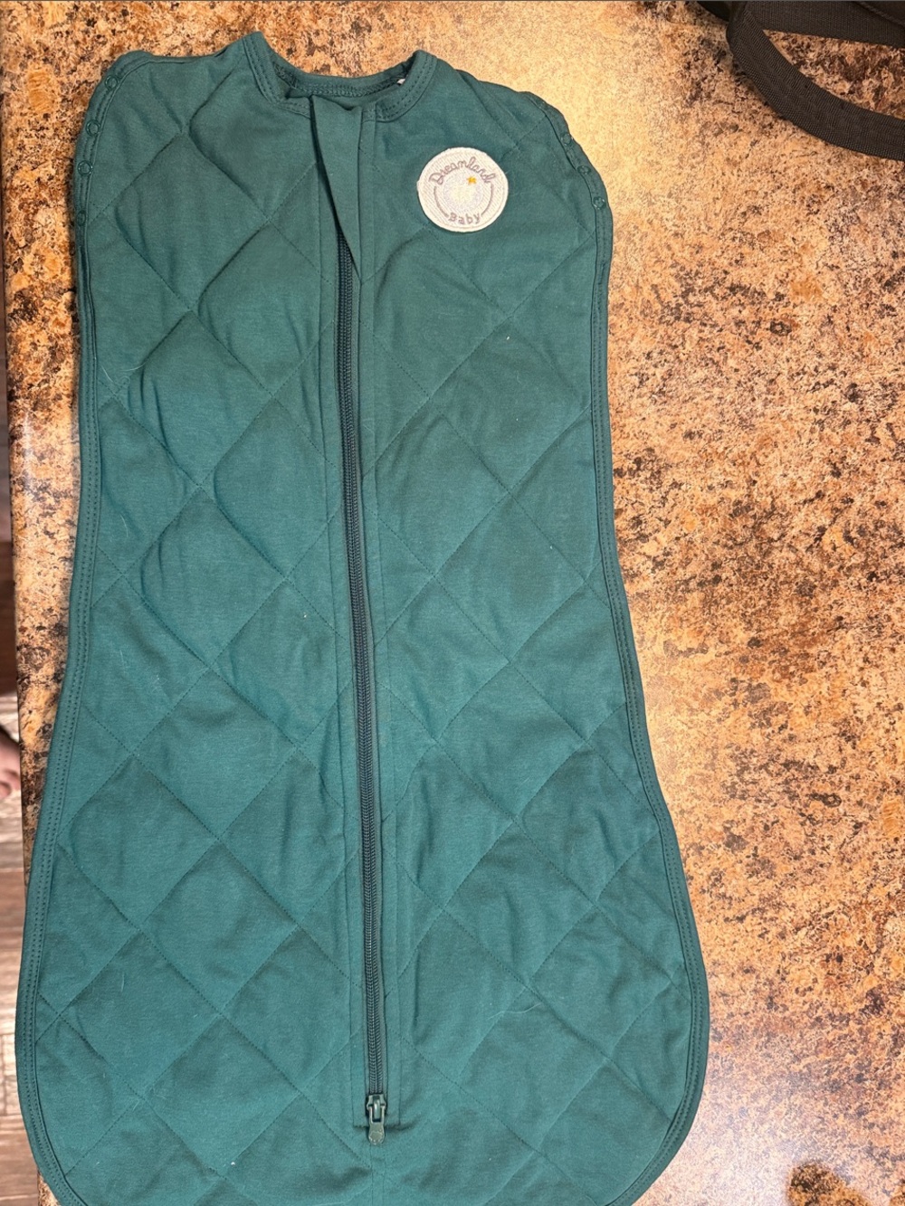 Dreamland Baby Weighted Quilted Sleep Sack - Forest Green